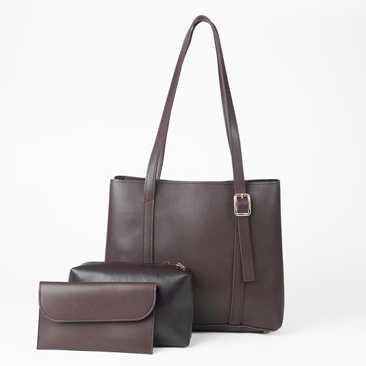 Ample set of 3 Bag Maroon