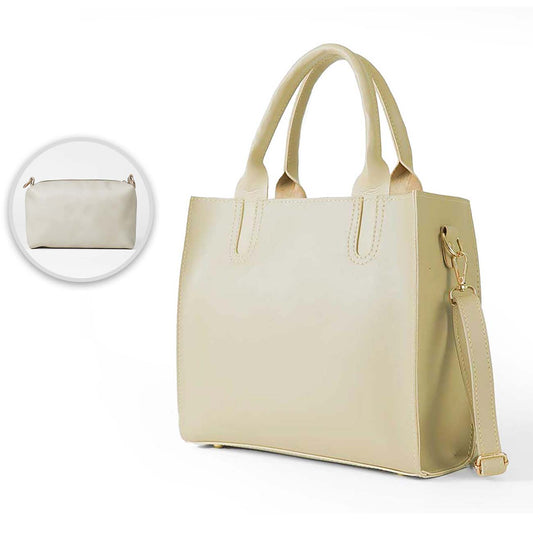 Service Bag Set of 2 Beige