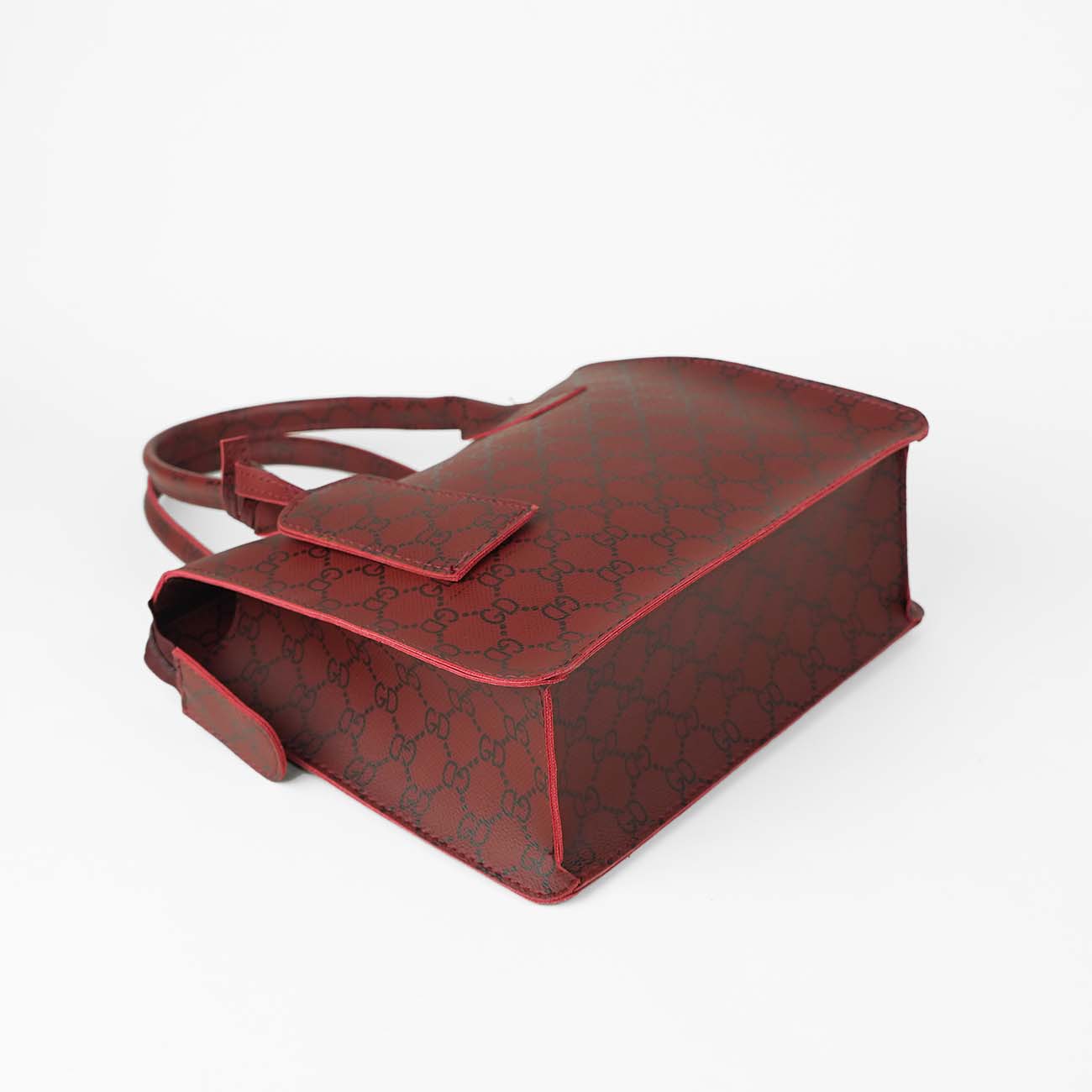 Printed Clever Bag set of 2 Maroon