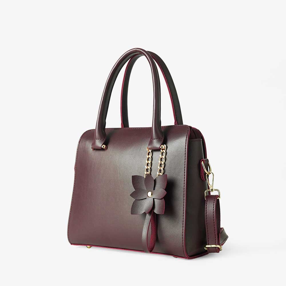 Floweret Bag Set of 3 Maroon